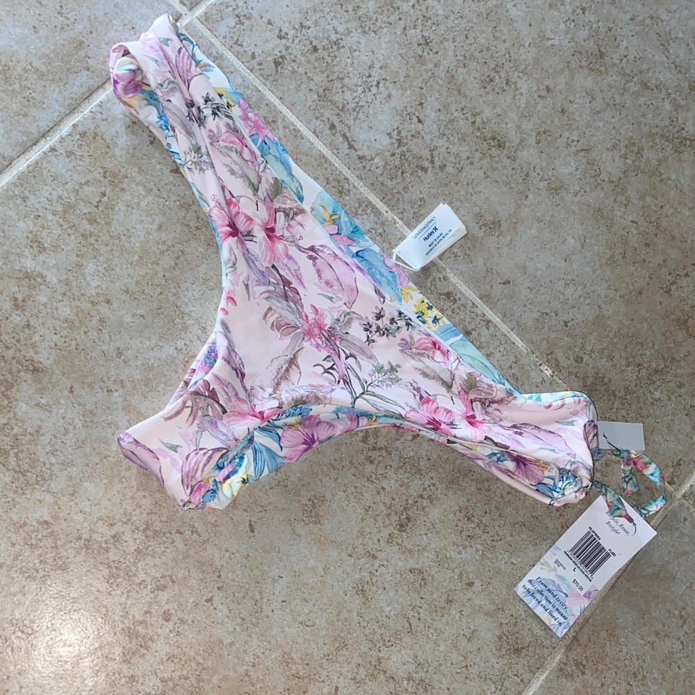 NWT LoveShackFancy x Hurley Reversible Cheeky Hipster Bottom - Picture 3 of 6